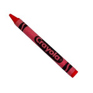 Ultra Red Crayola Crayon Fluorescent Retired Permanent Name Change Vintage